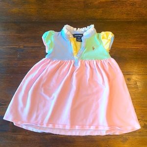 Ralph Lauren baby girl polo dress, size 18 mos